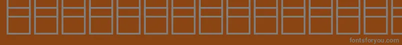 Шрифт Mathsymbols3 – серые шрифты на коричневом фоне
