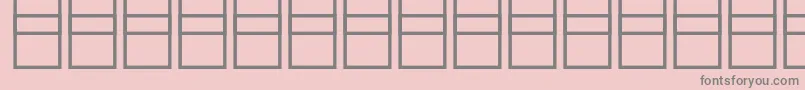 Mathsymbols3 Font – Gray Fonts on Pink Background