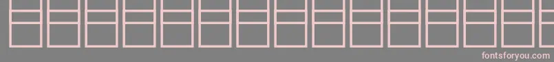 Mathsymbols3 Font – Pink Fonts on Gray Background