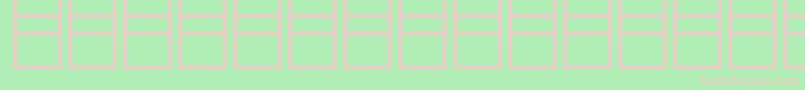 Mathsymbols3 Font – Pink Fonts on Green Background