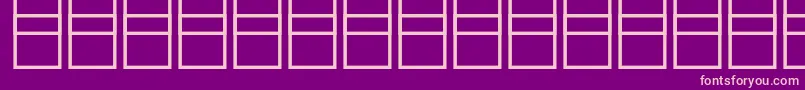 Mathsymbols3 Font – Pink Fonts on Purple Background