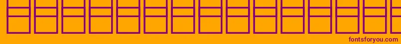Mathsymbols3 Font – Purple Fonts on Orange Background