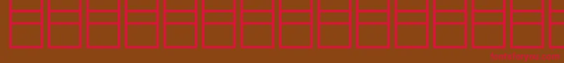 Mathsymbols3 Font – Red Fonts on Brown Background
