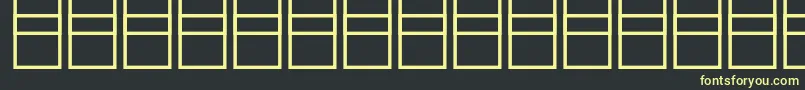 Mathsymbols3 Font – Yellow Fonts on Black Background
