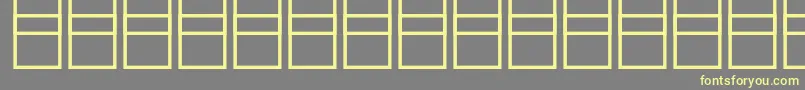Mathsymbols3 Font – Yellow Fonts on Gray Background
