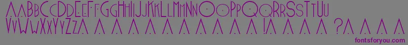 Blake2 Font – Purple Fonts on Gray Background