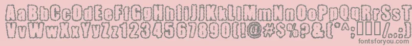 More about Pinniepoker Font Pinniepoker Font – Gray Fonts on Pink Background