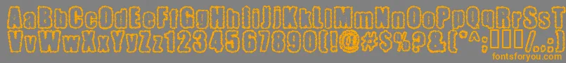 More about Pinniepoker Font Pinniepoker Font – Orange Fonts on Gray Background