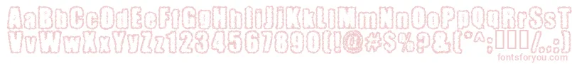 Pinniepoker Font – Pink Fonts