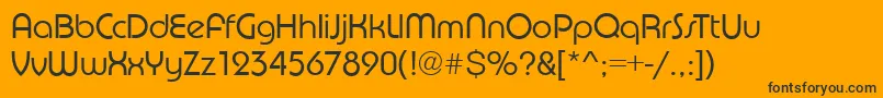 Lisätietoja PuenteLightRegular-fontista PuenteLightRegular-fontti – mustat fontit oranssilla taustalla