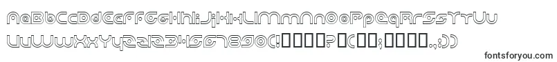 PlanetaryOrbiterOutline-fontti – läpinäkyvät fontit