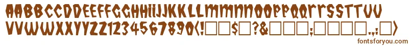 Weitere Informationen zur TropicanaPlain-Schriftart TropicanaPlain-Schriftart – Braune Schriften