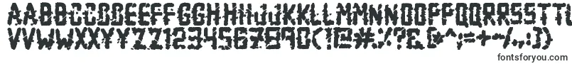 ZombieApocalypse-fontti – julisteiden fontit