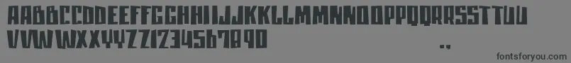 Mlisatrial Font – Black Fonts on Gray Background