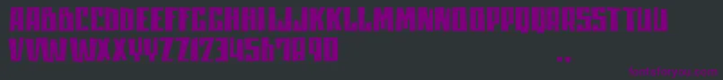 Mlisatrial Font – Purple Fonts on Black Background