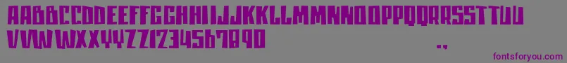 Mlisatrial Font – Purple Fonts on Gray Background