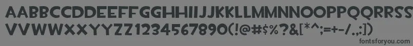 Tf2build Font – Black Fonts on Gray Background