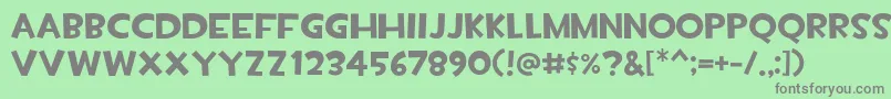 Tf2build Font – Gray Fonts on Green Background