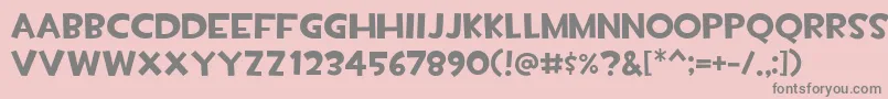 Tf2build Font – Gray Fonts on Pink Background