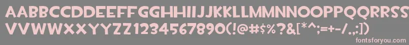 Tf2build Font – Pink Fonts on Gray Background
