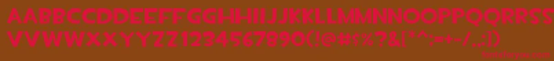 Tf2build Font – Red Fonts on Brown Background