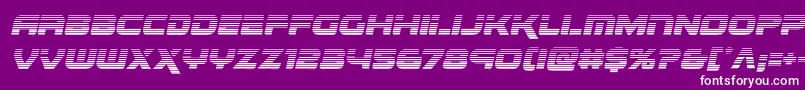 Renegadogradital Font – White Fonts on Purple Background