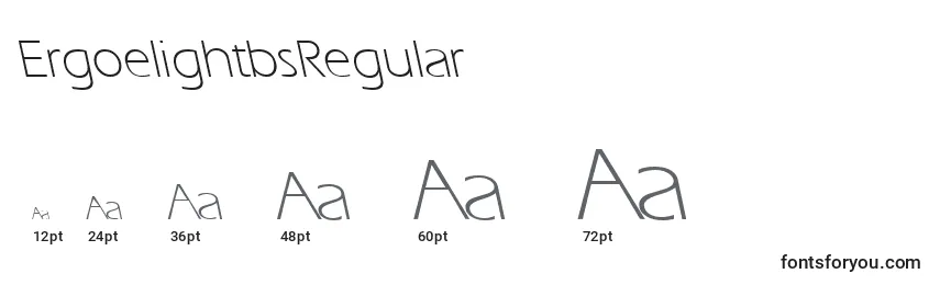 ErgoelightbsRegular Font Sizes