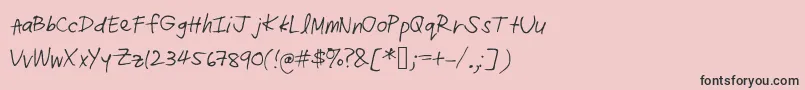 More about Radz Font Radz Font – Black Fonts on Pink Background
