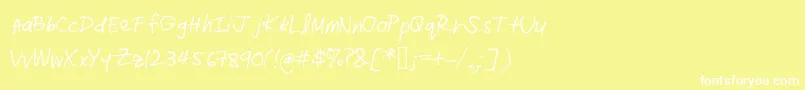 Saiba mais sobre a fonte Radz Fonte Radz – fontes brancas em um fundo amarelo