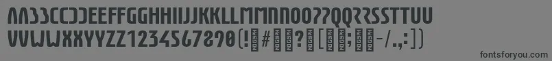 EunomiaBold Font – Black Fonts on Gray Background