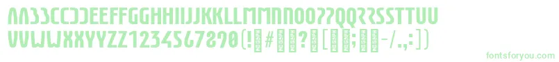 EunomiaBold-Schriftart – Grüne Schriften