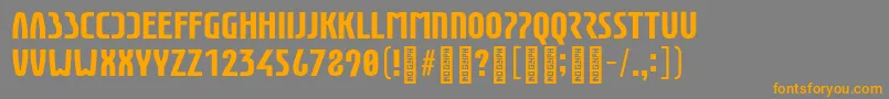 Lisätietoja EunomiaBold-fontista EunomiaBold-fontti – oranssit fontit harmaalla taustalla