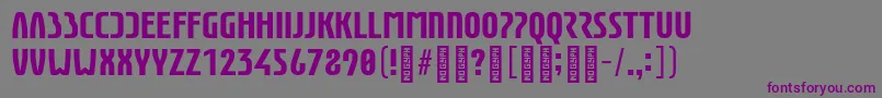 EunomiaBold Font – Purple Fonts on Gray Background