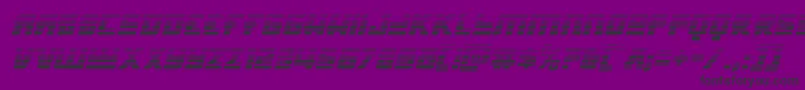 Hongkonghustlegradital Font – Black Fonts on Purple Background