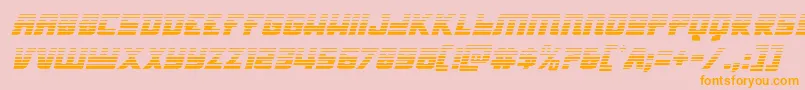 Hongkonghustlegradital Font – Orange Fonts on Pink Background