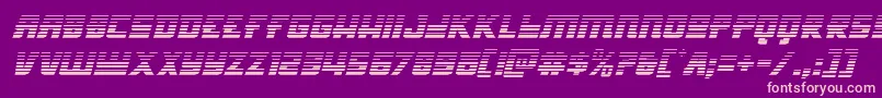 Hongkonghustlegradital Font – Pink Fonts on Purple Background