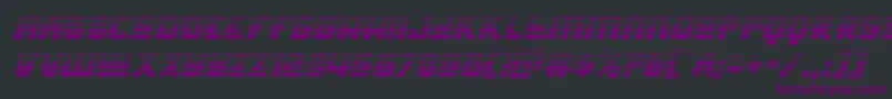 Hongkonghustlegradital Font – Purple Fonts on Black Background