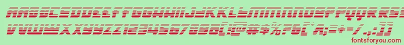 Hongkonghustlegradital Font – Red Fonts on Green Background