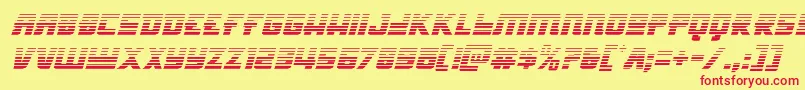 Hongkonghustlegradital Font – Red Fonts on Yellow Background