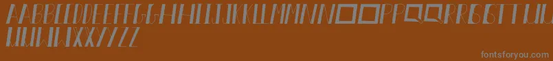 Шрифт Akiva – серые шрифты на коричневом фоне