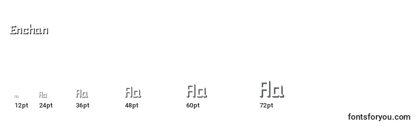 Enchan Font Sizes
