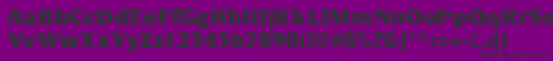 Tridentblackssk Font – Black Fonts on Purple Background