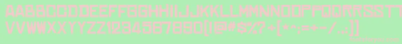 ChineserocksxpBold Font – Pink Fonts on Green Background