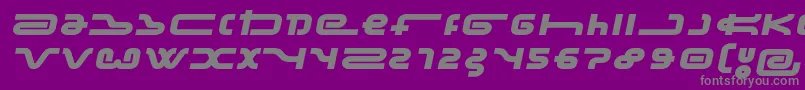 FrozdotreRegular Font – Gray Fonts on Purple Background