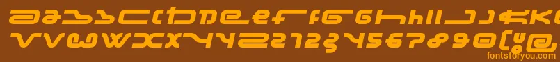 FrozdotreRegular Font – Orange Fonts on Brown Background