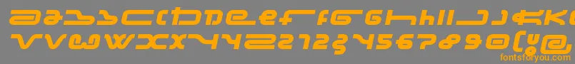 FrozdotreRegular Font – Orange Fonts on Gray Background