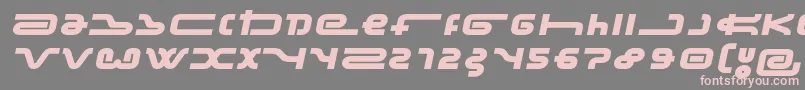 FrozdotreRegular Font – Pink Fonts on Gray Background