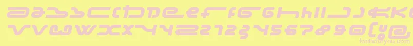 FrozdotreRegular Font – Pink Fonts on Yellow Background