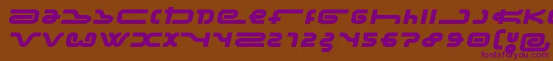 FrozdotreRegular Font – Purple Fonts on Brown Background