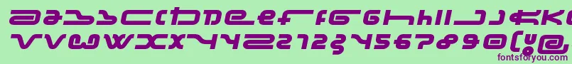 FrozdotreRegular Font – Purple Fonts on Green Background